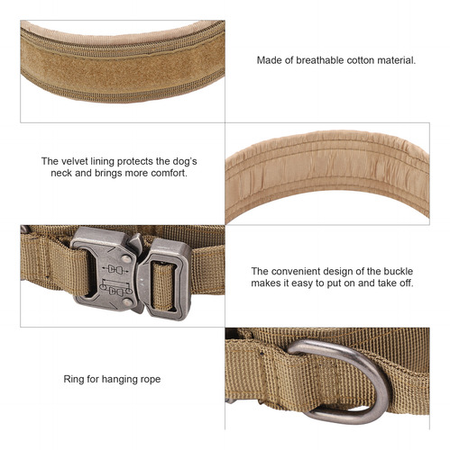 Collar De Perro Ajustable De Algodón Duradero Para Cachorros