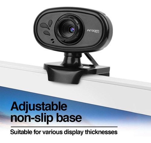 Argom Webcam Cam20 Hd 720p Con Micrófono Usb Wc-9120bk