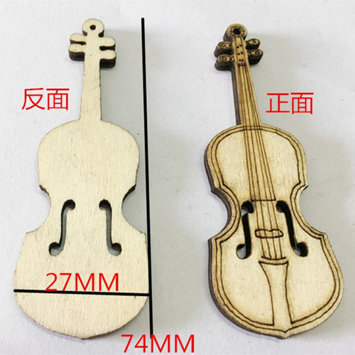 Adornos De Madera Para Tarjetas. 5 Piezas