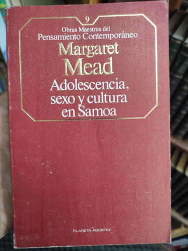 Adolescencia, Sexo Y Cultura En Samoa - Margaret Mead