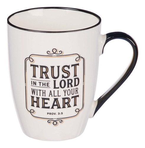 Trust Pulgadas The Lord Proverbs 3:5 Ceramic Christian Co