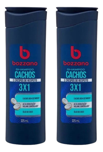 Shampoo Bozzano Cachos 325ml - Kit C/ 2un
