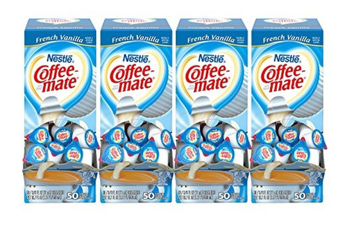 Nestle Coffee-mate Café Creamer, Vainilla Francesa, 0.375oz 