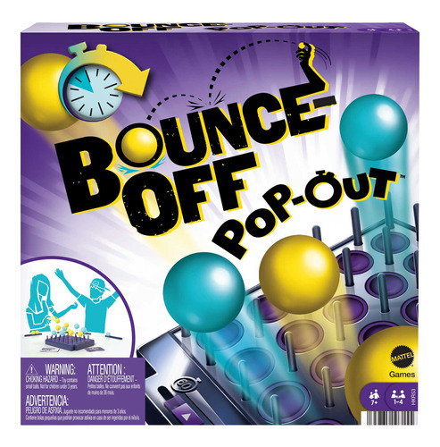 Mattel Games Juego De Mesa Bounce-off Pop Out