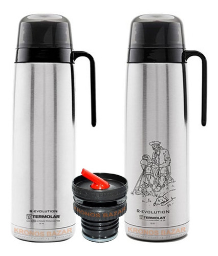 Termo Termolar Revolution 1 L Acero 100% Pico Cebador Matero