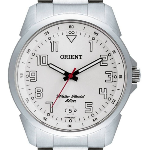 Imagem 2 de 8 de Relógio Orient Prata Masculino Mbss1154a S2sx Aço Analógico