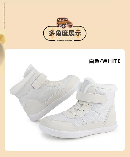 Botas De Nieve Con Forro Polar Para Niños Y Niñas, Tallas 25