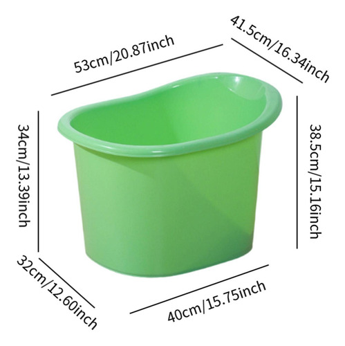 Cubo De Ducha Para Bebés, Bañera Infantil Verde