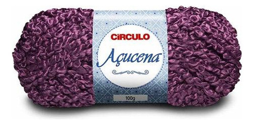 Fio Lã Açucena Círculo 100g 100m Cor 6434-Alfazema