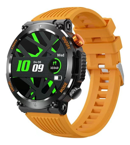 Outdoor Sports Smart Watch With Flashlight, Rate Monitoring