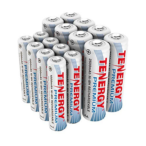 Premium Aa And Aaa Nimh Rechargeable Batteries, 8 Pack ...