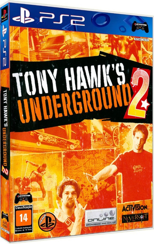 Tony Hawk's Underground 2 Disco Pra Ps2 Slim Bloqueado