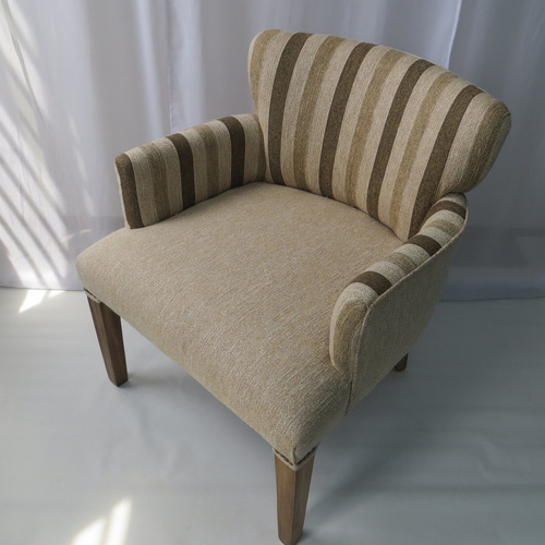Imagen 6 de 10 de Silla Sillon Matero Poltrona Chenille Malva Natural Premium