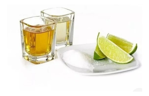 6 Vasos Mezcaleros / Shot Cubo 2 Oz / 60 Mls ! Preciosos !