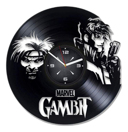 Gambit Movie Reloj De Pared De Vinilo Decoracion Para Dormi