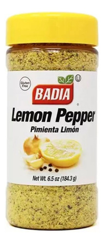 Badia Lemon Pepper 184gr Imp. Usa - Tienda Deli