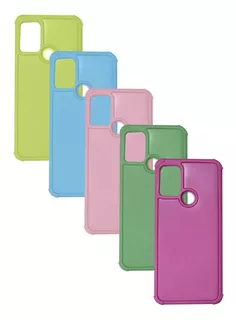 Funda Reforzada Color Esquineros | Para Motorola G10 G20 G30