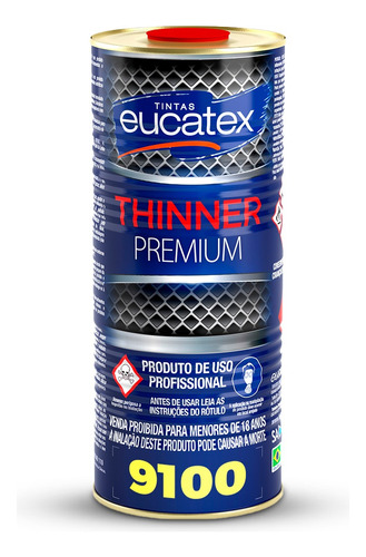 Thinner Solvente 900ml - Eucatex