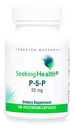 Seeking Health P-5-p, Vitamina B, Piridoxal-5-fosfato, Suple
