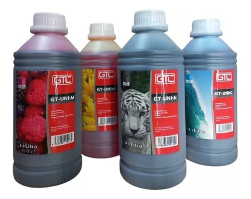 Tinta Premiun Dye Universal Para Hp Epson Canon 4 Litros