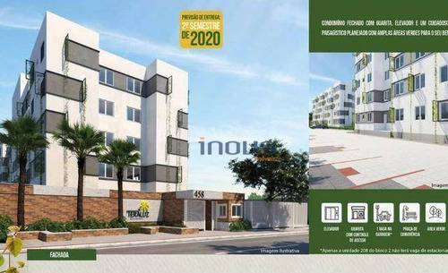 Apartamento Com 2 Dormitórios À Venda, 47 M² Por R$ 170.000,00 - Serrinha - Fortaleza/ce - Ap1065