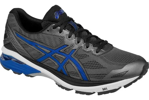 Tenis Asics Gt 1000 5 Plata Azul Correr Running Pronador Env o
