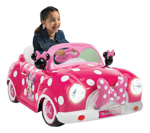 Carrinho Elétrico Infantil Com Som E Luz Minnie Zippy Toys