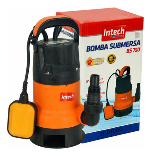 Bomba Sapo D'água Submersa Bs 750 Potencia 3/4 Hp 127v