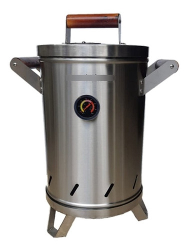 Asador De Barril Mini Itaho 4 Libras Acero Inoxidable