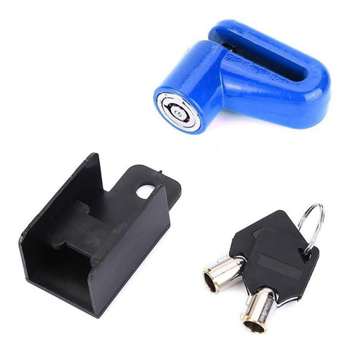 Imagen 2 de 7 de Tranca Cerradura Bloqueo Disco Para Bicicletas Anti Robo Off