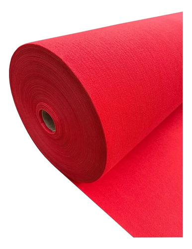 Alfombra Boucle Punzonada Roja Eventos 1*5 L  T