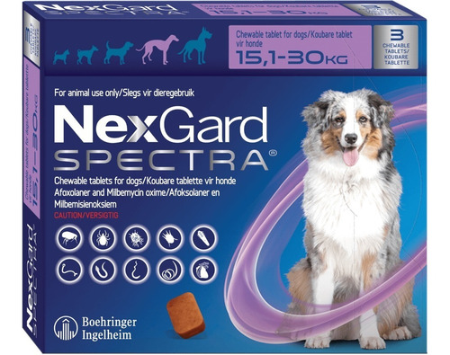 Nexgard Spectra De 15 A 30kg