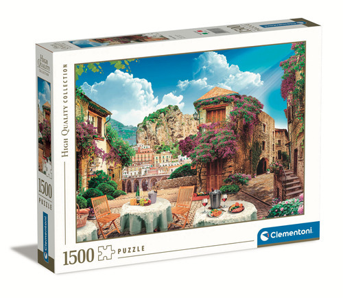 Rompecabezas Pueblo Mediterraneo Italiano 1500 Pz Clementoni