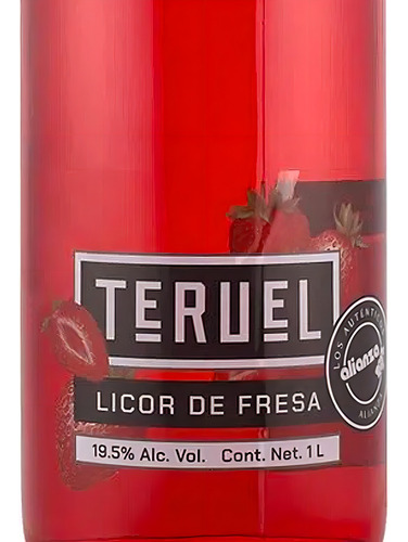 Pack De 2 Licor Teruel De Fresa 1 L