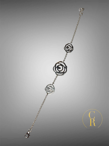 Pulsera Tous Flor Plateado 9 Cm 18 Cm (Usado)