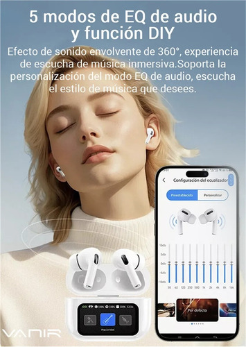 Auriculares Inalámbricos Bluetooth Con Led Ai