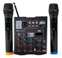 Comprar Consola 5ch+2 Micros Inalámbrico Bt Usb Karaoke Mark Am Mini