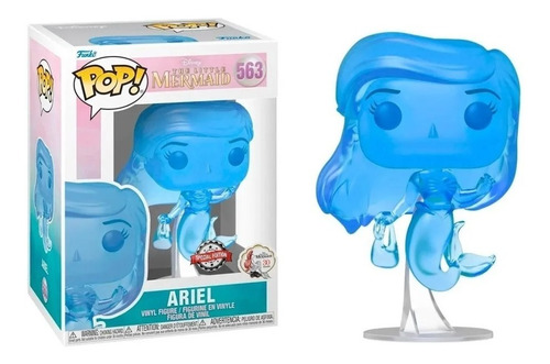 Funko Pop La Sirenita Ariel Azul Translucida Special Edition