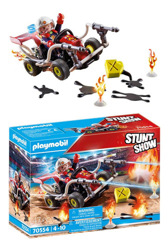 Playmobil Stunt Show Kart Bombero 47 Piezas Super Oferta