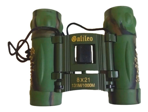 Binocular Galileo Compacto 8x21 Largo Alcance Para Camping