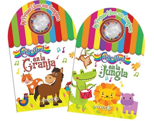 ** Combo 2 Libros Mi Primer Libro Con Sonajero ** A Elegir 