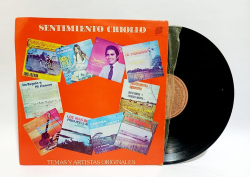 Disco Lp Sentimiento Criollo / Compilacion