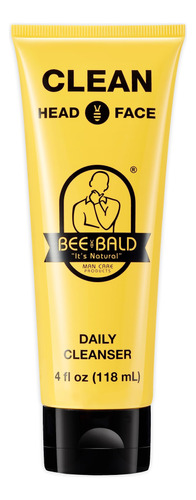 Bee Bald Clean - Limpiador Diario Para Cara Y Cabeza, Limpi.