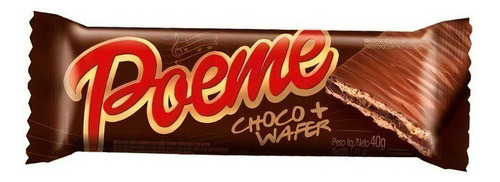 Kit C/10 Chocolate Poeme 40g Ao Leite