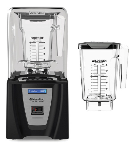 Blendtec Connoisseur 825 Professional Blender, Fourside Y W. Color Negro