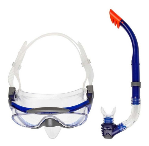 Imagen 1 de 3 de Speedo Glide Mask + Snorkel Set Envíos A Todo El País Gratis