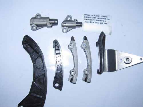 Kit Guias Y Tensor Distribucion Hyundai D4fa Matrix 2006/11 (Usado)
