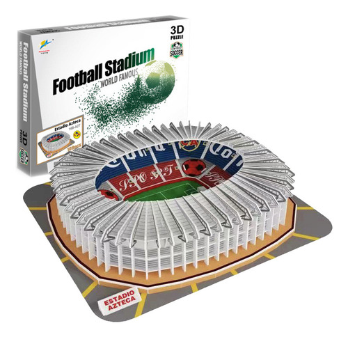 Nuevo Rompecabezas 3d Del Estadio Azteca Modelo 3d