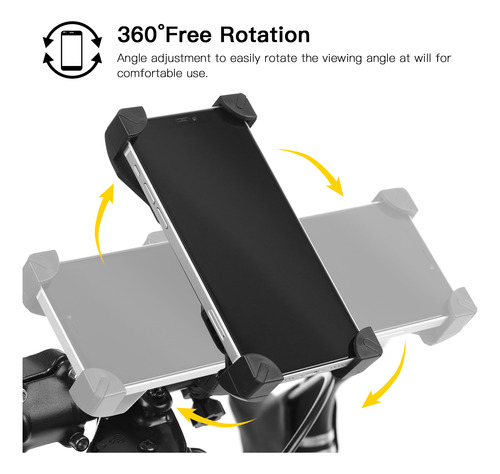 Soporte De Montaje Para Bicicleta Y Teléfono Con Rotación De