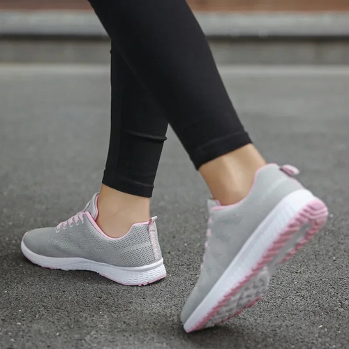 Zapatillas Deportivas De Malla Para Mujer, Zapatillas Casual